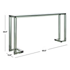 SAFAVIEH Couture Camryn Acrylic Console Table - Clear - 60 W x 10 L x 30 H - 52Wx10Dx30H