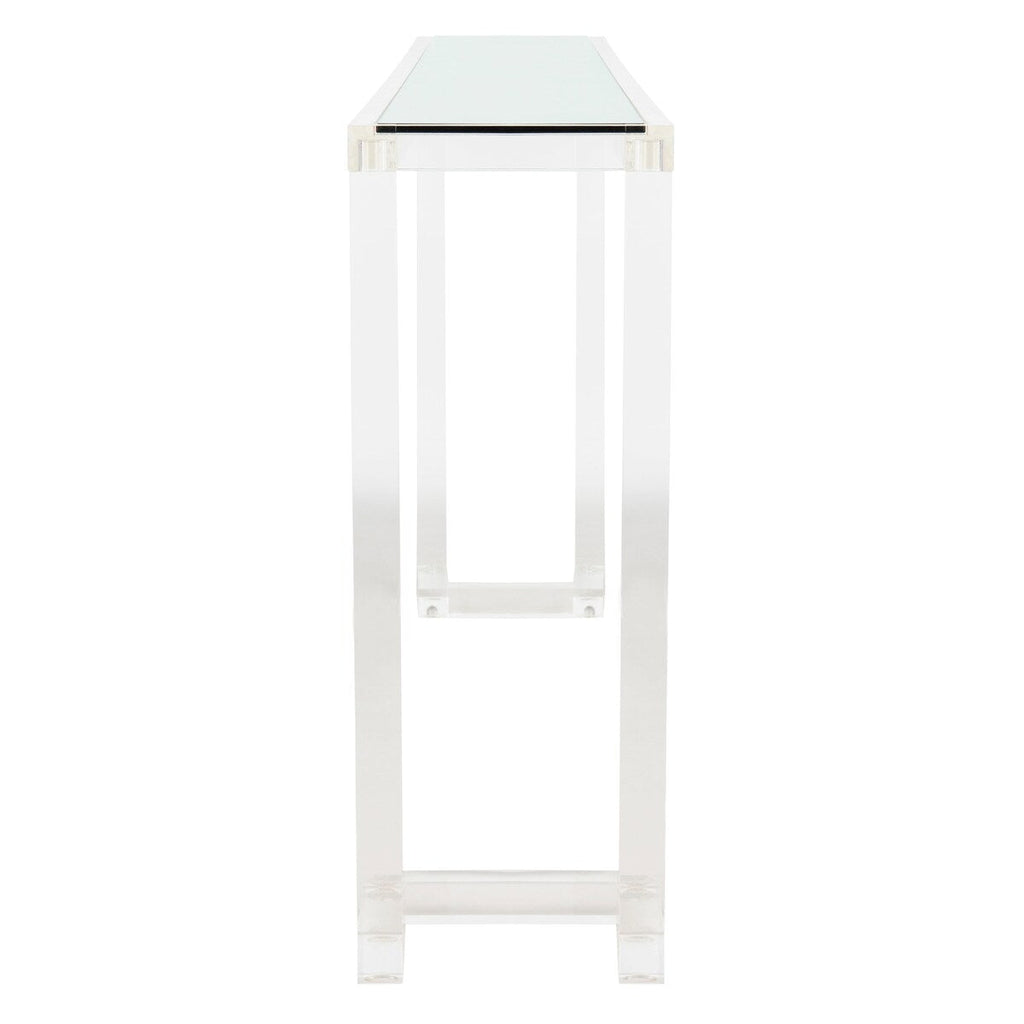 SAFAVIEH Couture Camryn Acrylic Console Table - Clear - 60 W x 10 L x 30 H - 52Wx10Dx30H