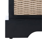 SAFAVIEH Fiorello 3-Drawer with Cushion Storage Bench - 47.3 W x 15 L x 19 H - 47Wx15Dx19H