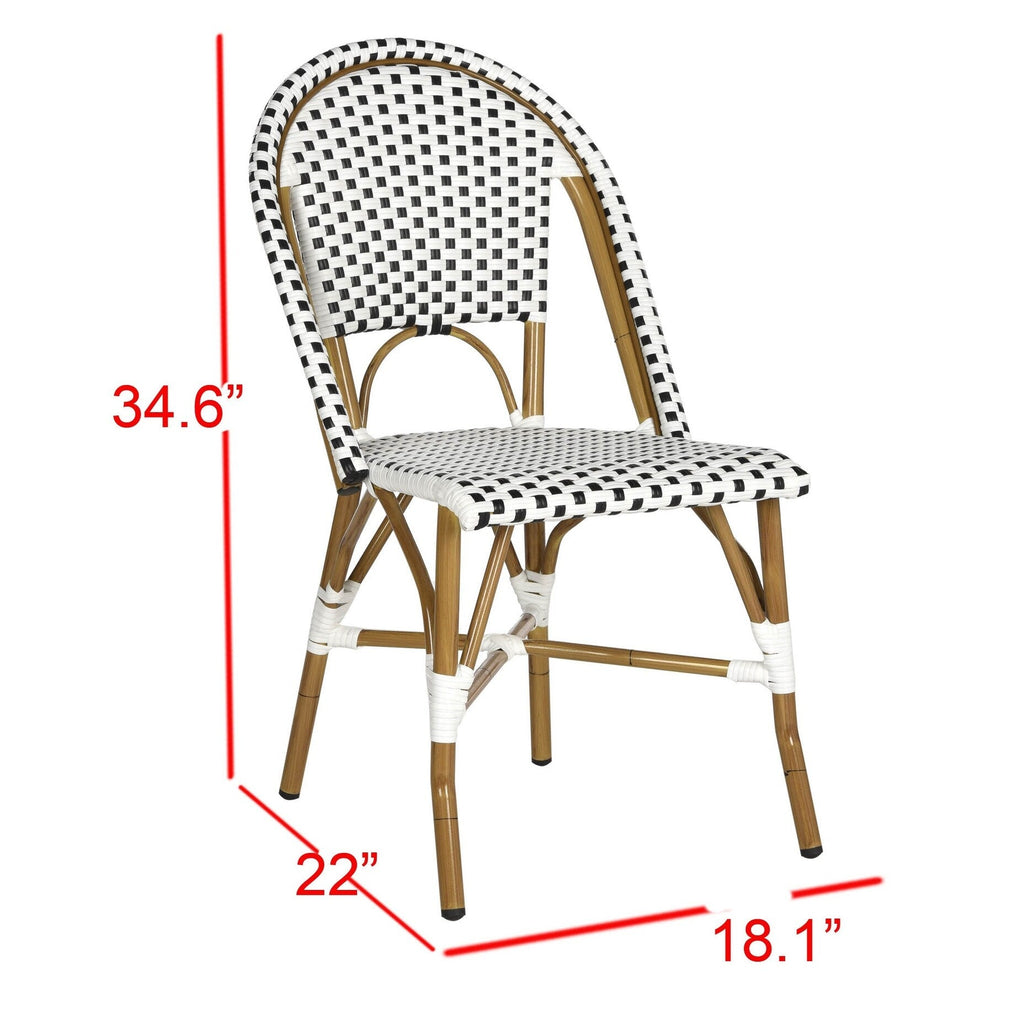 SAFAVIEH Marolyn Stackable Dining Chair (Set of 2) - 18W x 22D x 35H