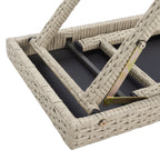 SAFAVIEH Outdoor Blaguna 3-Piece Sun Lounger Set - 83Wx20Dx24H