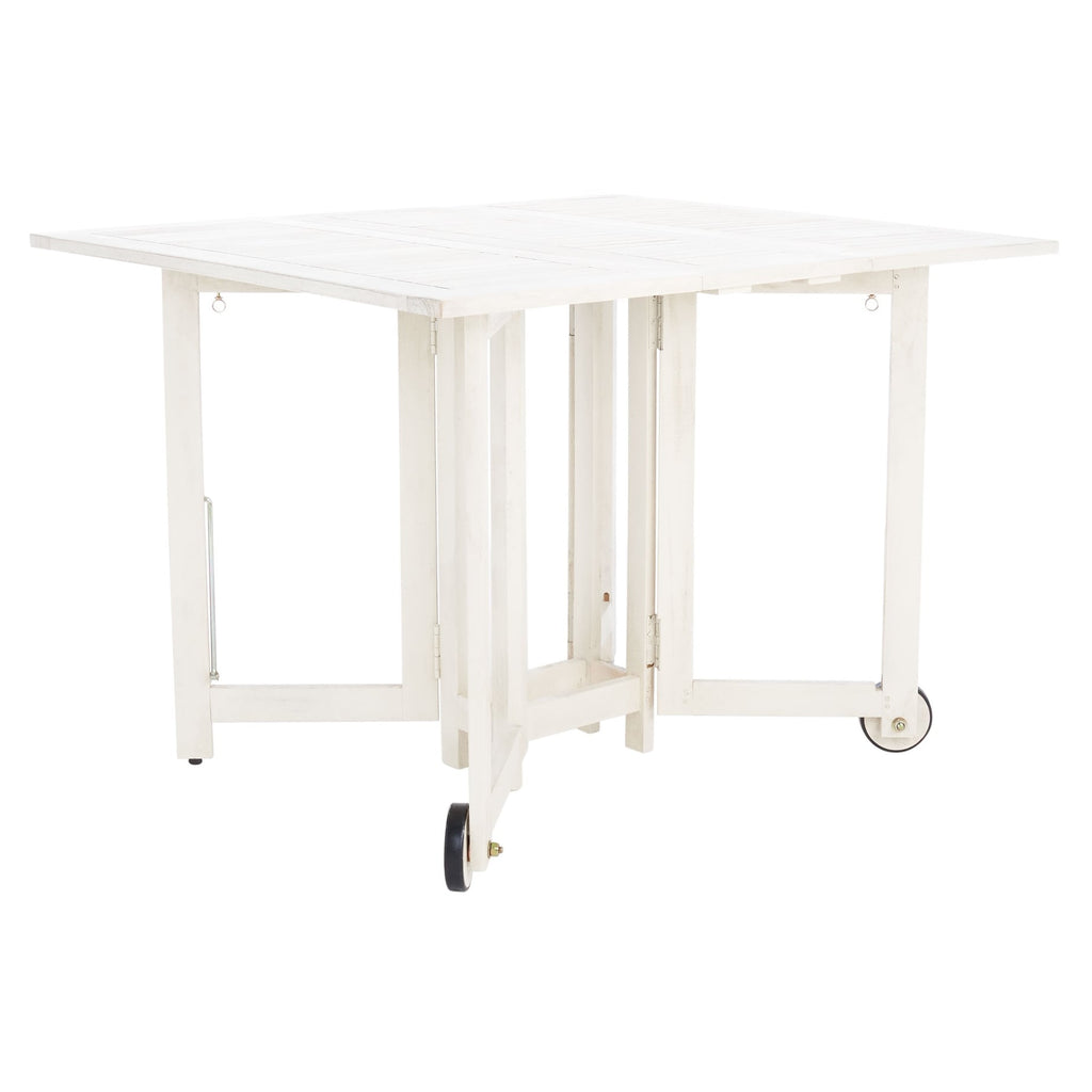 SAFAVIEH Outdoor Brandy 5-Piece Outdoor Dining Table Set - 43Wx35Dx29H