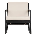 SAFAVIEH Outdoor Makaila Rocking Chair with Cushion - 26W x 31D x 38H