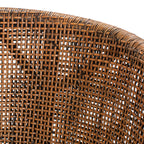 SAFAVIEH Virona Rattan 30-inch Bar Stool - 22.3 W x 20.5 L x 39 H - 22Wx21Dx39H