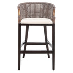 SAFAVIEH Virona Rattan 30-inch Bar Stool - 22.3 W x 20.5 L x 39 H - 22Wx21Dx39H
