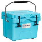 SKTAKOL 16 Quart Cooler Portable Ice Chest Leak-Proof 24 Cans Ice - See Details