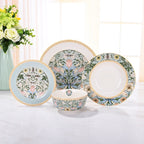 STP Goods Morris Garden Bone China Dinnerware Set of 24 for 6
