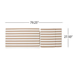 Salem Outdoor Cushion Set for Chaise Lounge - Cushions only (Set of 2) by Christopher Knight Home - 79.25L x 27.50W x 1.50H