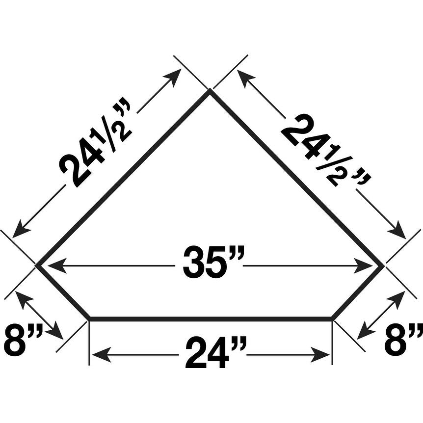 Shaker Corner Vanity 3 PC Set