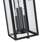 Brits Black Outdoor Wall Lantern Sconce Light