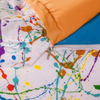 Siscovers Splashed and Splattered Bunkie Deluxe Zipper Bedding Set
