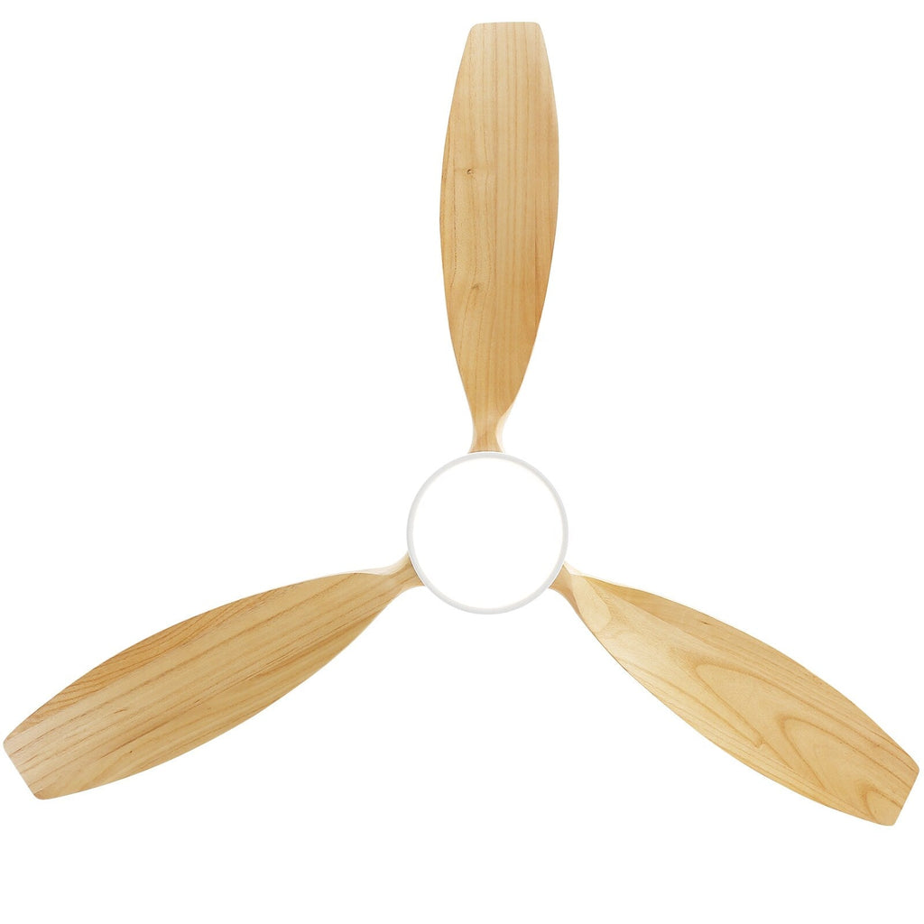 Sofucor 52 Indoor Wood Ceiling Fan Light with Remote, Integrated Light Optional