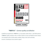 Sophia 3 ft. Grey Clear Door and Window Awning