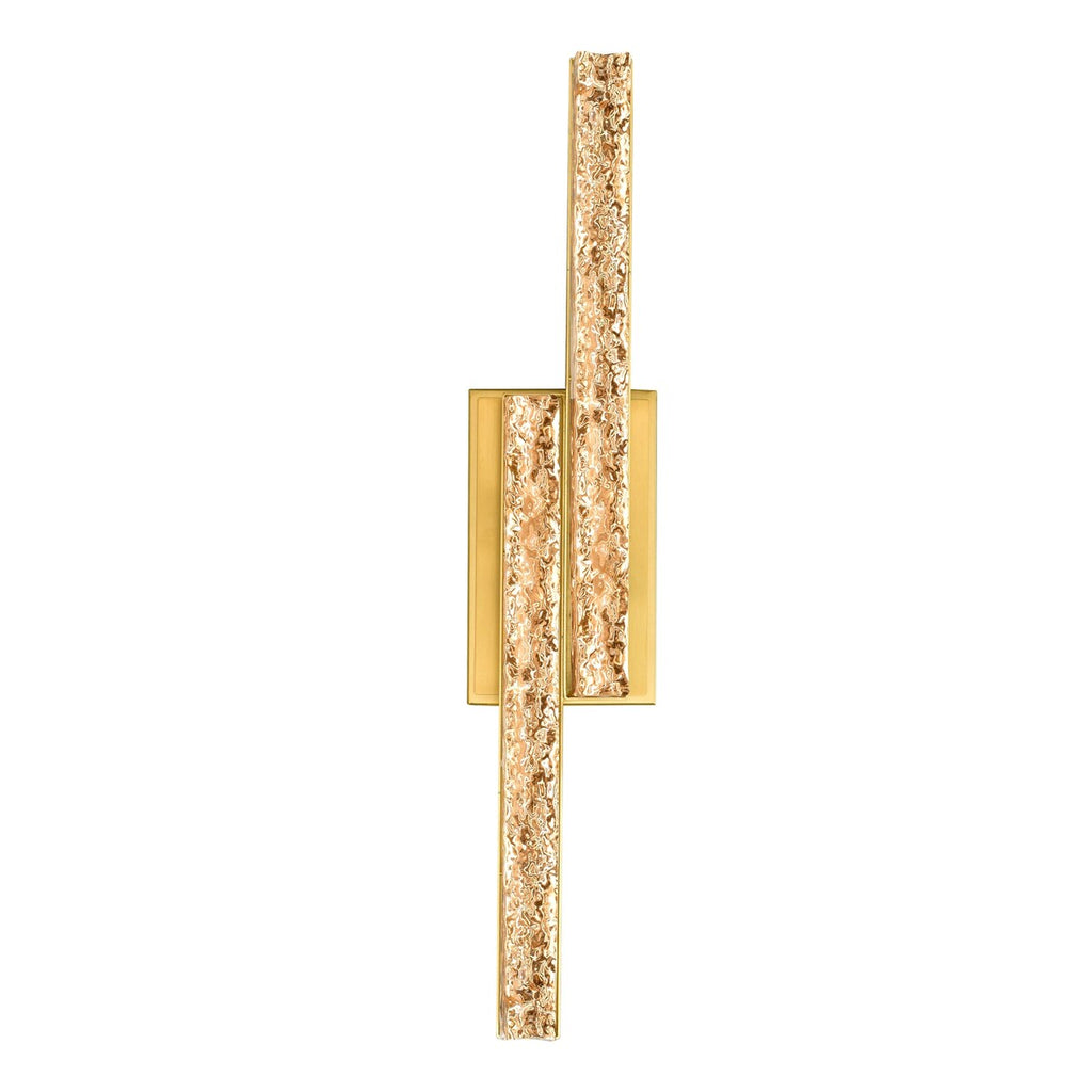 Stagger Integrated LED Brass Vanity Light