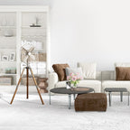 Star Fans Star Tripod 16-inch Stand Fan with Wooden Legs