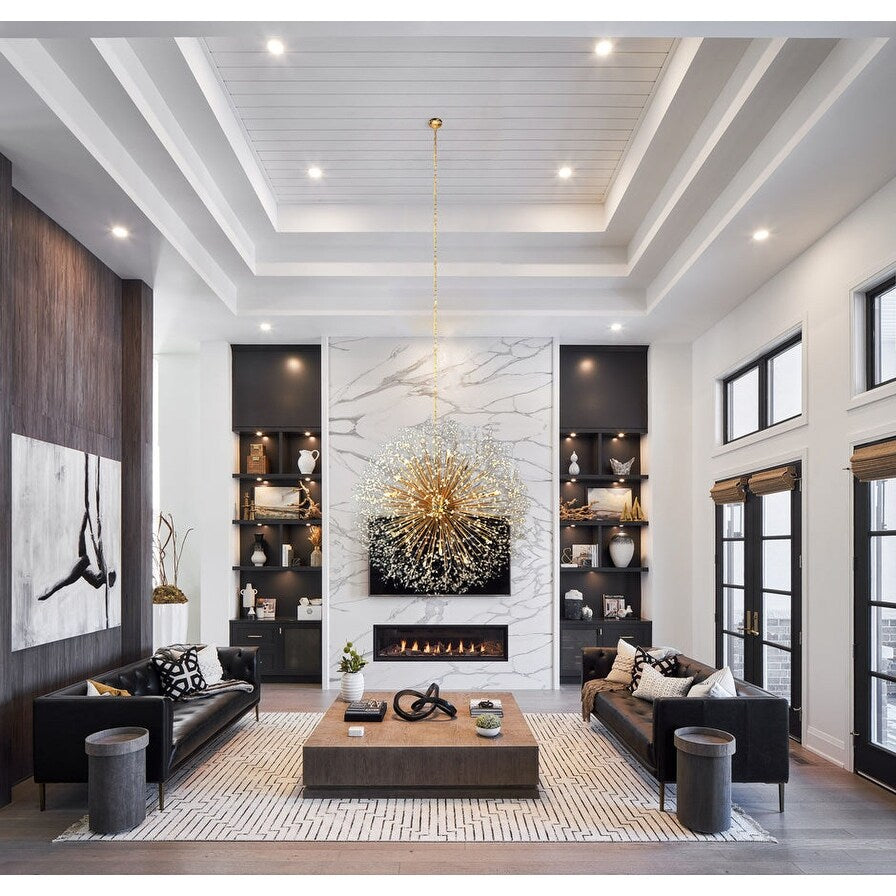 Starburst Chandelier 47 Wide Crystal Lighting Fixture