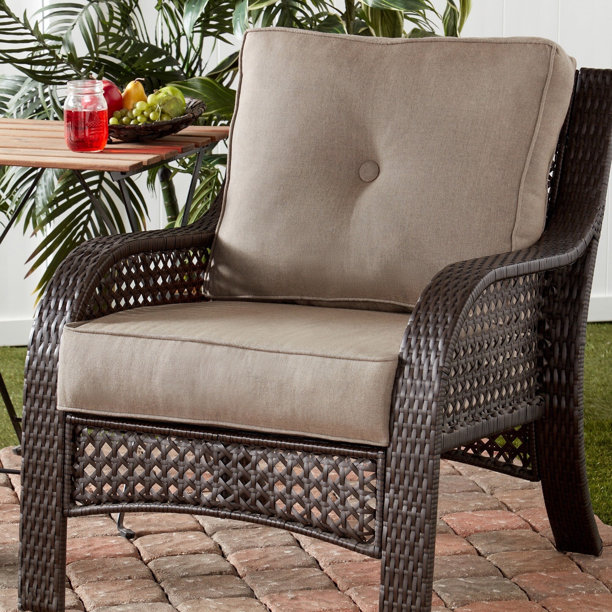 Sunbrella 2-Piece Premium Deep Seat Outdoor Cushion Set