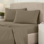 Superior Egyptian Cotton 1200 Thread Count Eco-Friendly Solid Sheet Set