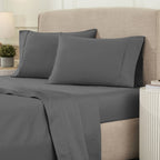 Superior Egyptian Cotton 1200 Thread Count Eco-Friendly Solid Sheet Set