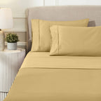 Superior Egyptian Cotton 1200 Thread Count Eco-Friendly Solid Sheet Set