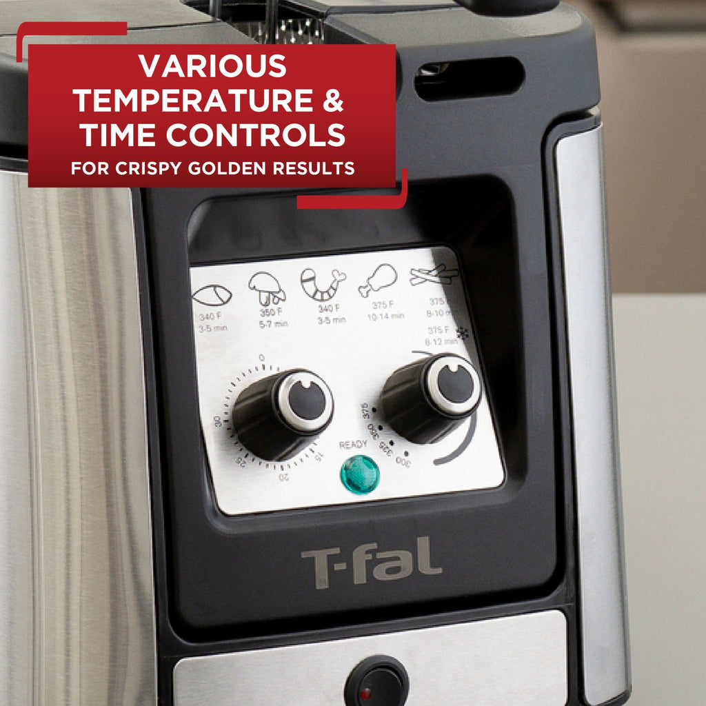 T-fal Advanced Odorless Deep Fryer With Immersion Element, 3.5 L Oil Capacity - 3.5 Liter