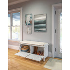 The Gray Barn Old Stone Upholstered Storage Bench