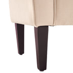 Upholstered Storage Bench Arm Bench Entryway Bench with Tufted Flip Top 50.4 Inches