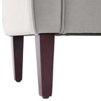 Upholstered Storage Bench Arm Bench Entryway Bench with Tufted Flip Top 50.4 Inches