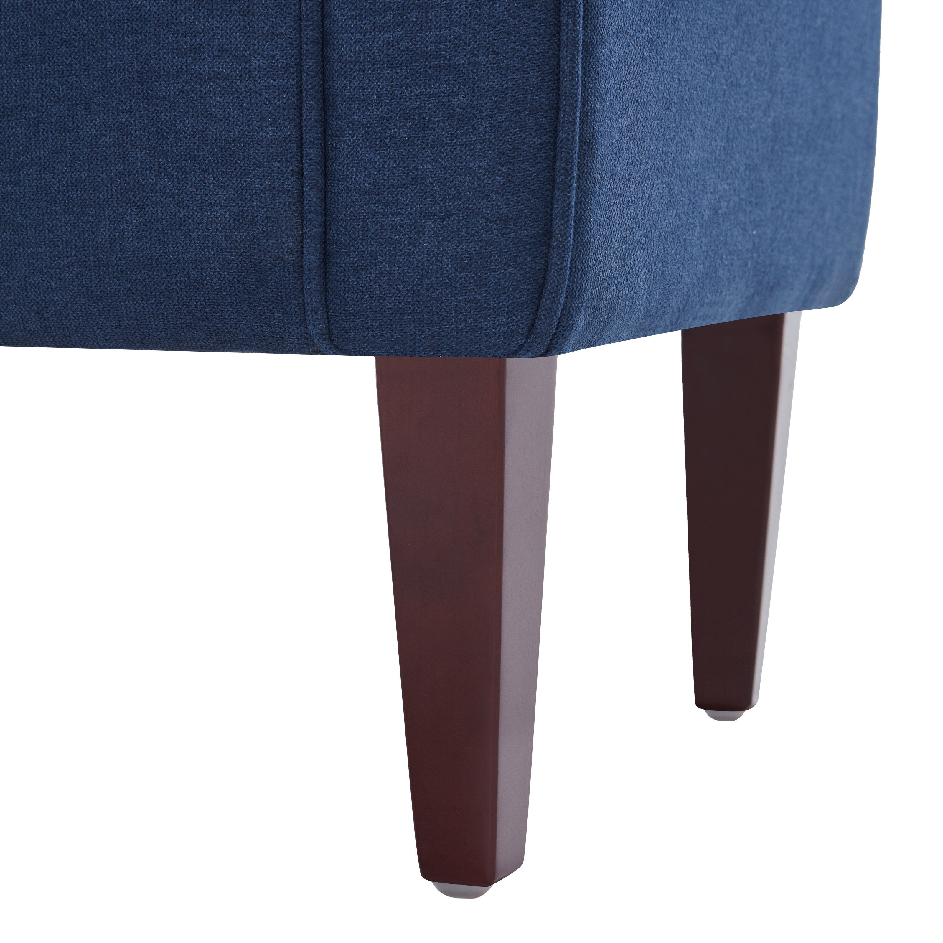 Upholstered Storage Bench Arm Bench Entryway Bench with Tufted Flip Top 50.4 Inches