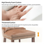 Upholstered Tufted Velvet Dining Chair with Solid Wood Legs Set of 6