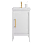 Vanity Art 20 or 24 or 30 Single Sink Bathroom Vanity Cabinet with Ceramic Top