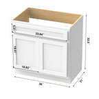 Vanity Art 36 Inch Single Sink Bathroom Vanity Cabinet