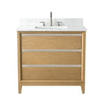 Vanity Art Bathroom Vanity with Ceramic Sink and Engineered Marble Top