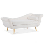 Vintage Chaise Lounge with Scroll Arms by Christopher Knight Home