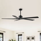 WINGBO 54 Inch DC Motor Indoor Ceiling Fan without Lights - N/A