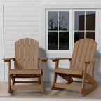 WINSOON All Weather Outdoor Rocking Chair, Set of 2