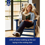 WINSOON All Weather Outdoor Rocking Chair, Set of 2