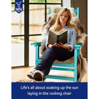 WINSOON All Weather Outdoor Rocking Chair, Set of 2