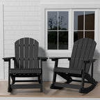 WINSOON All Weather Outdoor Rocking Chair, Set of 2