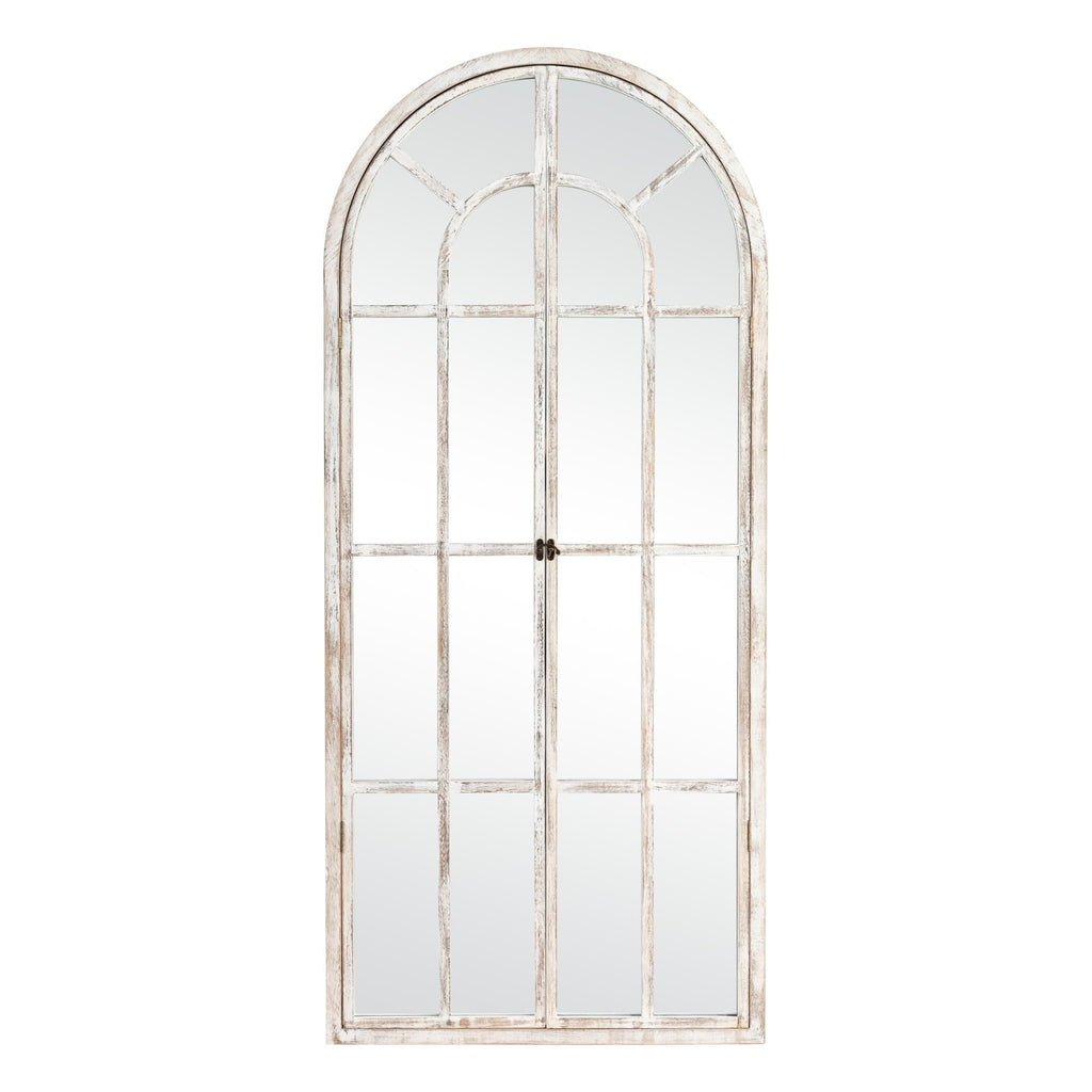 Window Mirror Arched Wood Mirror 71'' L*31'' W
