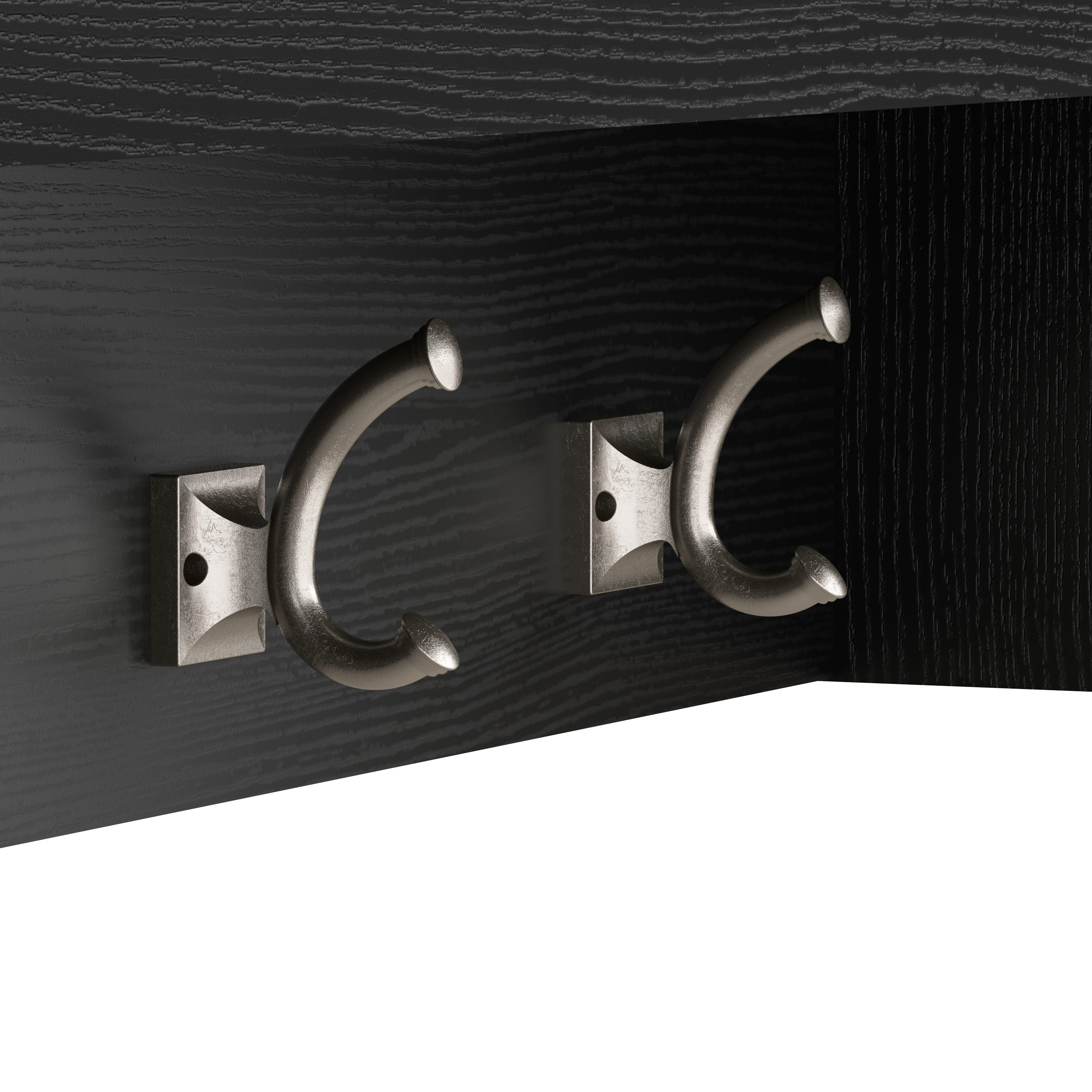 Woodland 40W Wall Mounted Coat Rack with Shelf by Bush Furniture