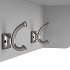 Woodland 40W Wall Mounted Coat Rack with Shelf by Bush Furniture