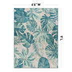 World Rug Gallery Contemporary Tropical Floral Indoor/Outdoor Area Rug