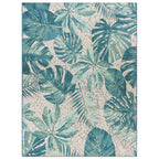 World Rug Gallery Contemporary Tropical Floral Indoor/Outdoor Area Rug