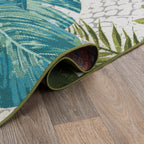 World Rug Gallery Contemporary Tropical Floral Indoor/Outdoor Area Rug