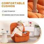 XINMICS Swivel Power Recliner Chair, Massage Rocker Recliners with Heated ,USB, USB-C and Side Pocket