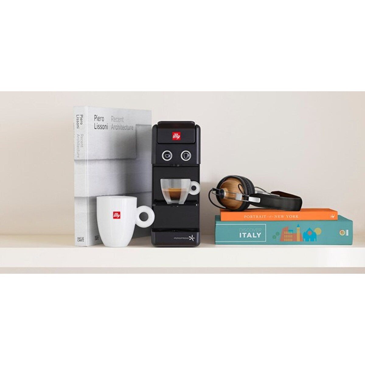 illy Y3.3 Single Serve Espresso and Coffee Capsule Machine